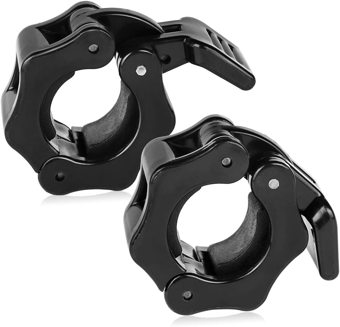 Barbell Clamp, Dreampark 1" Diameter ABS Barbells Locking Collars