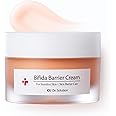 CU DR. SOLUTION Bifida Barrier Cream, Moisturizing Korean Moisturizer Skincare with Ceramide NP, Squalane, and Hyaluronic Acid for Hydration and Skin Elasticity, 50ml (1.69 Fl. Oz.)
