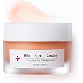 CU DR. SOLUTION Bifida Barrier Cream, Moisturizing CUSKIN Korean Moisturizer Skincare with Ceramide NP, Squalane, and Hyaluronic Acid for Hydration and Skin Elasticity, 50ml (1.69 Fl. Oz.)
