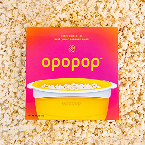 Opopop Microwave Popcorn Variety 4Pack Gourmet Popcorn Kit