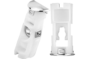 VYPART DA61-07540A Freezer Door Handle Support Kit for Samsung Refrigerator - Freezer Replacement Handles Parts for DA67-02787A PS4145181 AP5578979 3160453 6009-001526