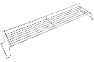 FlameDuty Stainless Steel Warming Rack for Weber Spirit 300 Series(2007-2016),Genesis E310 E320 E330 S310 S320 S330(Not Fit Genesis II 300 Grills) Gas Grills,Replace for Weber 65054 81323 62749