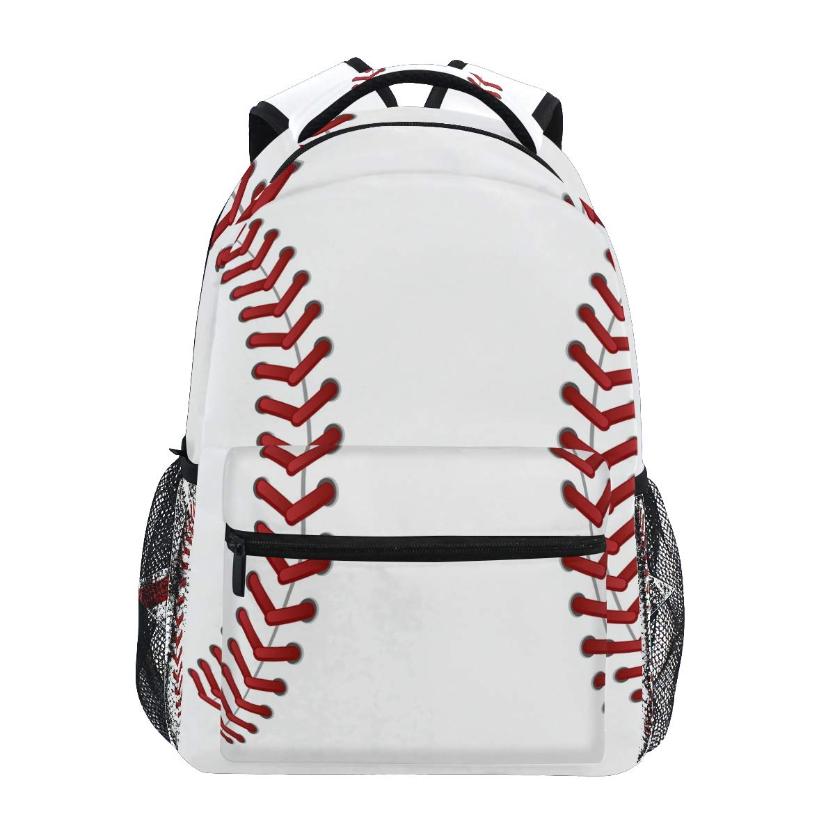 baseball print backpack