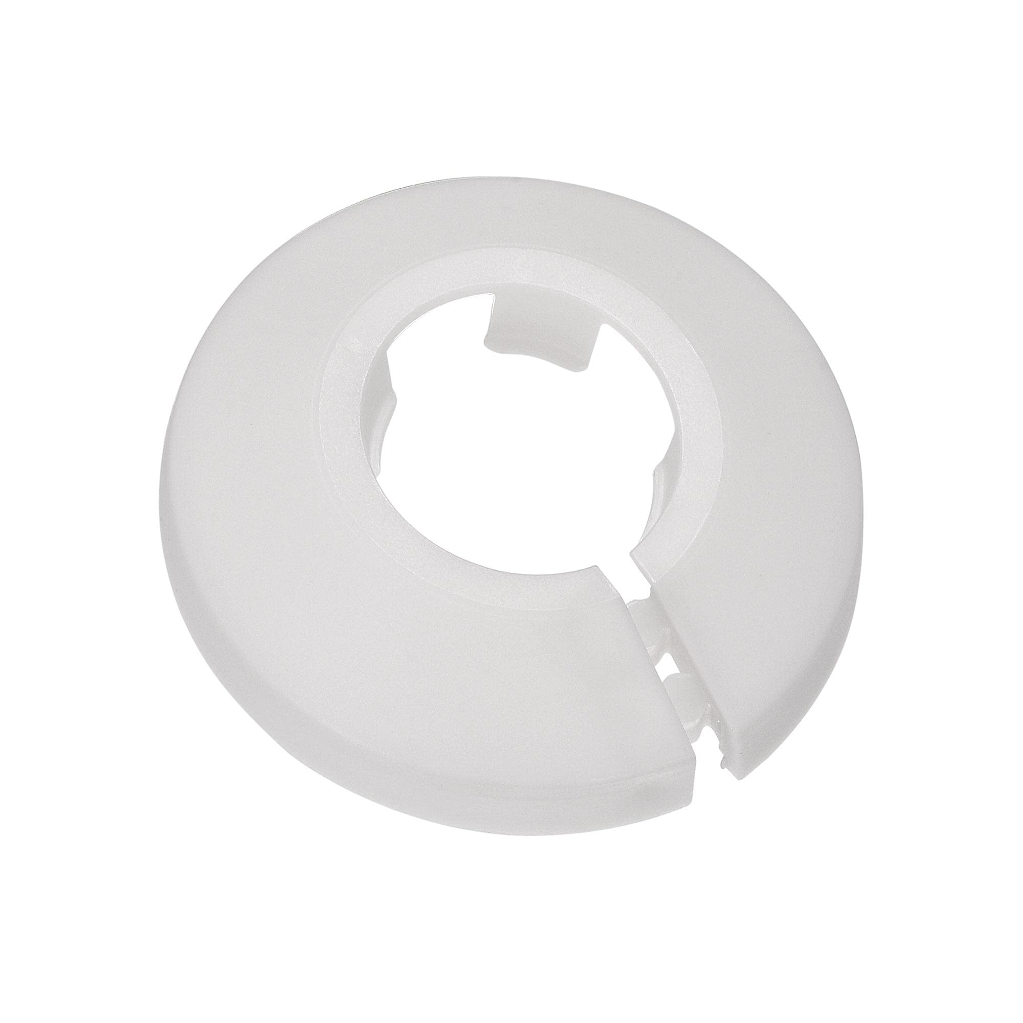 sourcing map Pipe Cover Decoration, 20mm PP Plastic Escutcheon Water Pipe Drain Line Cover White 10pcs — image 1