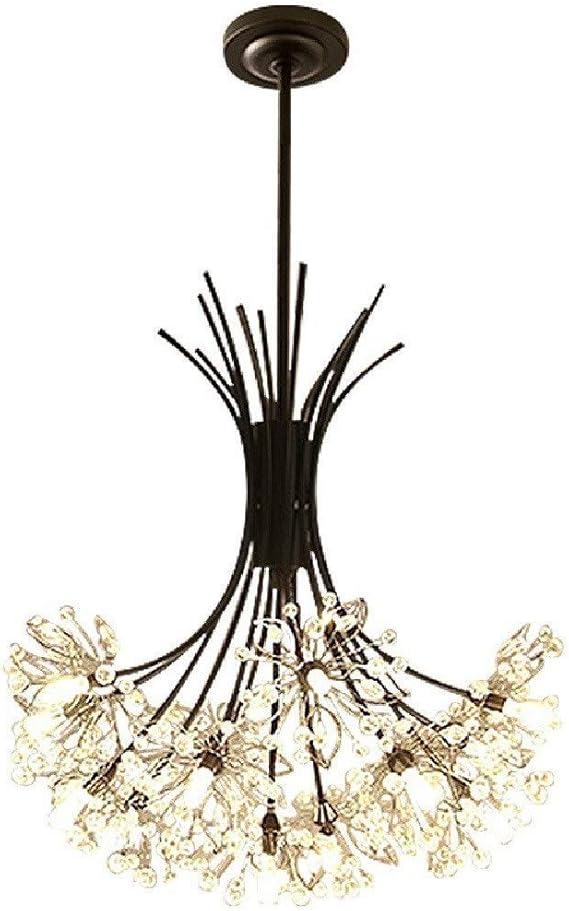 KAISIMYS Araña de Cristal G4, patrón de Flores de 23 Pulgadas