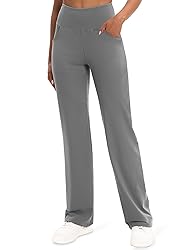 VOOVEEYA Yoga Pants Women with Pockets, Straight
