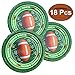 JOYIN Football Themed Touchdown Party Supplies, Game Day Pack Serves 18 - 18 Football Themed Cups, 18 Plates (7 inches), 36 Napkins and 2 Table Cloths