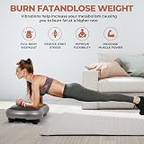 Panana Vibration Plate Exercise Machine 10 Programs 99 Levels 120kg view 8