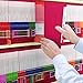 Smead Colored End Tab File Folder, Shelf-Master Reinforced Straight-Cut Tab, Letter Size, Red, 100 per Box (25710)