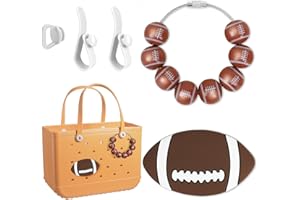 MOVOLIVI Bogg Bag Accessories Set, 2PCS Bogg Bag Charms Keychain with 3PCS Key Holder for Beach Accessories