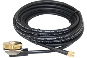 Tram 2252-SMA NMO 3/8"–3/4" Hole Mount with Cable & SMA Male Connector