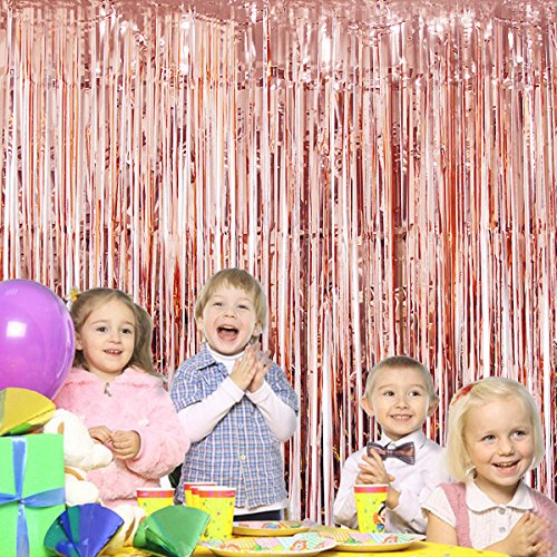 5 UTOPP+Curtains+Backdrop+Metallic+Decorations