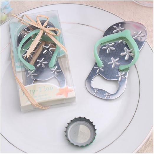 flip flop bottle opener favor