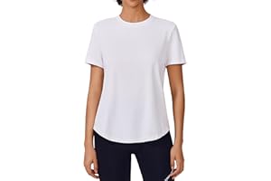 PINSPARK Short Sleeve Shirts for Women Soft Sun Protection Quick Dry Lightweight Athletic Shirts for Hiking Workout Running