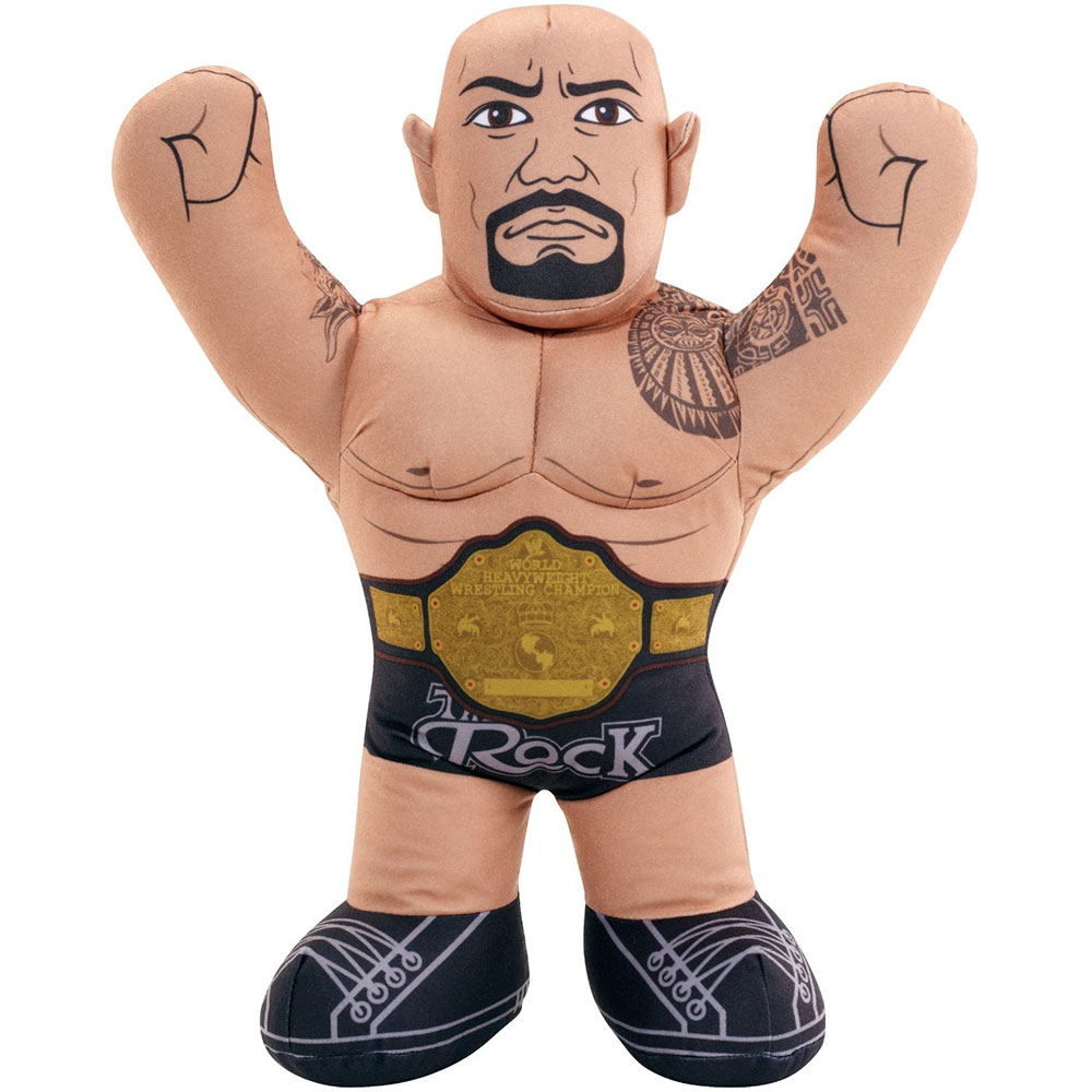 WWE Championship Brawlin Buddies The Rock Figure Toys & Games