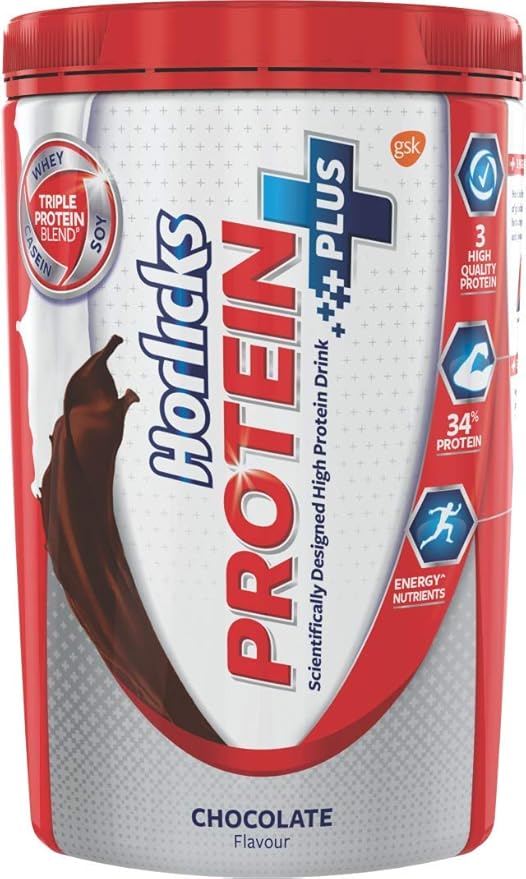 Horlicks Protein+ Health and Nutrition Drink - 400 g Pet Jar (Chocolate)