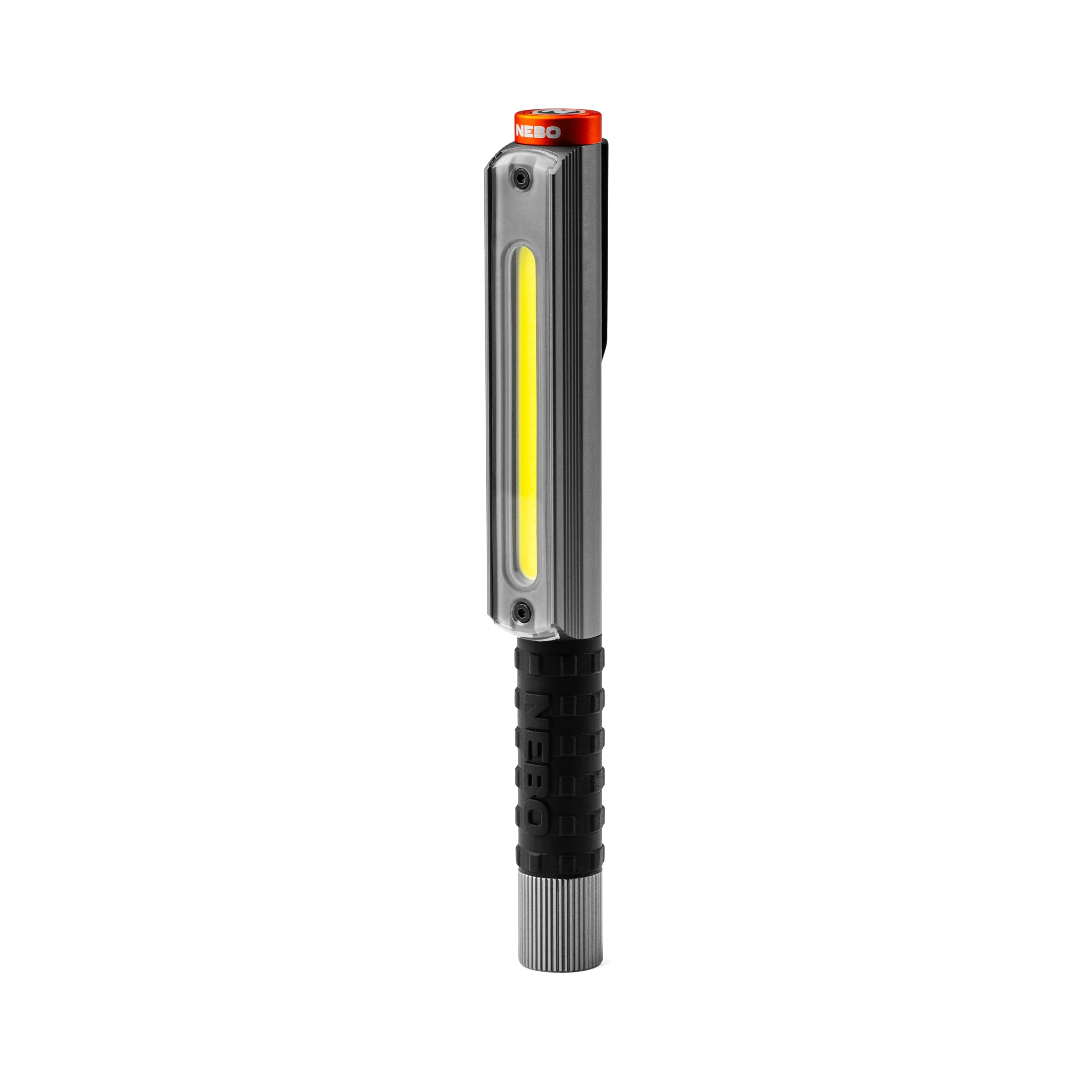 NEBO Lil Larry 500 Flex Rechargeable Work Light – 500 Lumen COB LED, USB-C Charging, Flex-Power Battery System, Magnetic Base, IPX4 Water-Resistant, Aircraft-Grade Aluminium