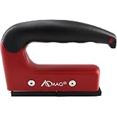 Heavy Duty Rare Earth Magnets with Rubber Ergonomic Handle (160Lbs) | Super Powerful Strong Magnetic Manual Pickup Tool Handle Magnets for Lifting Metal Objects, Iron Plates, Doors