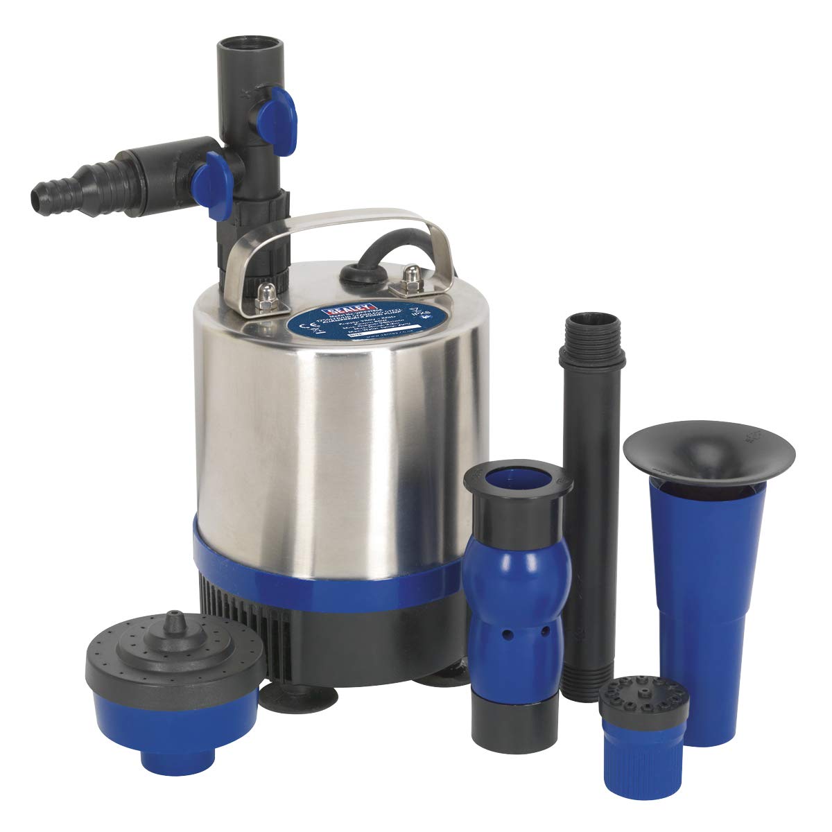 Sealey Wpp1750S Submersible Pond Pump Stainless Steel 1750Ltr/Hr 230V