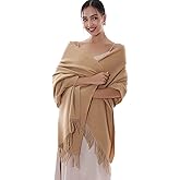 RIIQIICHY Winter Scarfs for Women Pashmina Shawls Wraps for Evening Dresses Large Warm Soft Scarves