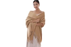 RIIQIICHY Winter Scarfs for Women Pashmina Shawls Wraps for Evening Dresses Large Warm Soft Scarves