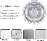 XPOOP Shower Holder Adjustable Suction Cup No Drilling ABS Silver Bathroom view 5