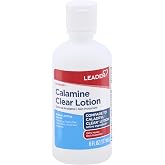 Leader Medicated Calamine Clear Lotion, Anti-Itch, External Analgesic Skin Protectant, Relieves Minor Skin Irritations, Poisen Ivy, Poisen Oak,Insect Bites, 6 oz