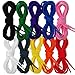 Suddora Shoelaces - Pair of Tubed Multi Colored Shoe Strings