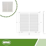 Amig Square Aluminium Grille 300x300mm White Vents for Ceiling view 5