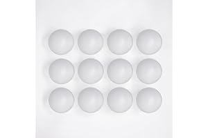 Evershine 12 Pack 3 Inch Craft Foam Ball - White Smooth Craft Foam Polystyrene Balls for DIY Craft and Art School Project