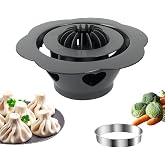 MDJVLNQ Big Dumpling Maker Momo Machine,6.57" Baozi Maker Machine Mold Food Grade PP Kitchen Gadget Tool Homemade Bao Buns Ease Use And Clean For Home Kitchen Beginners