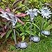 Solar Garden Decoration Lights - Voona 3-Pack Solar Color Changing LED Stake Lights Clear Fiber Lily, Fiber Calla Lily, Daisy Mixed for Outdoor Pathway Party Holiday Christmas (Flower Stakes)