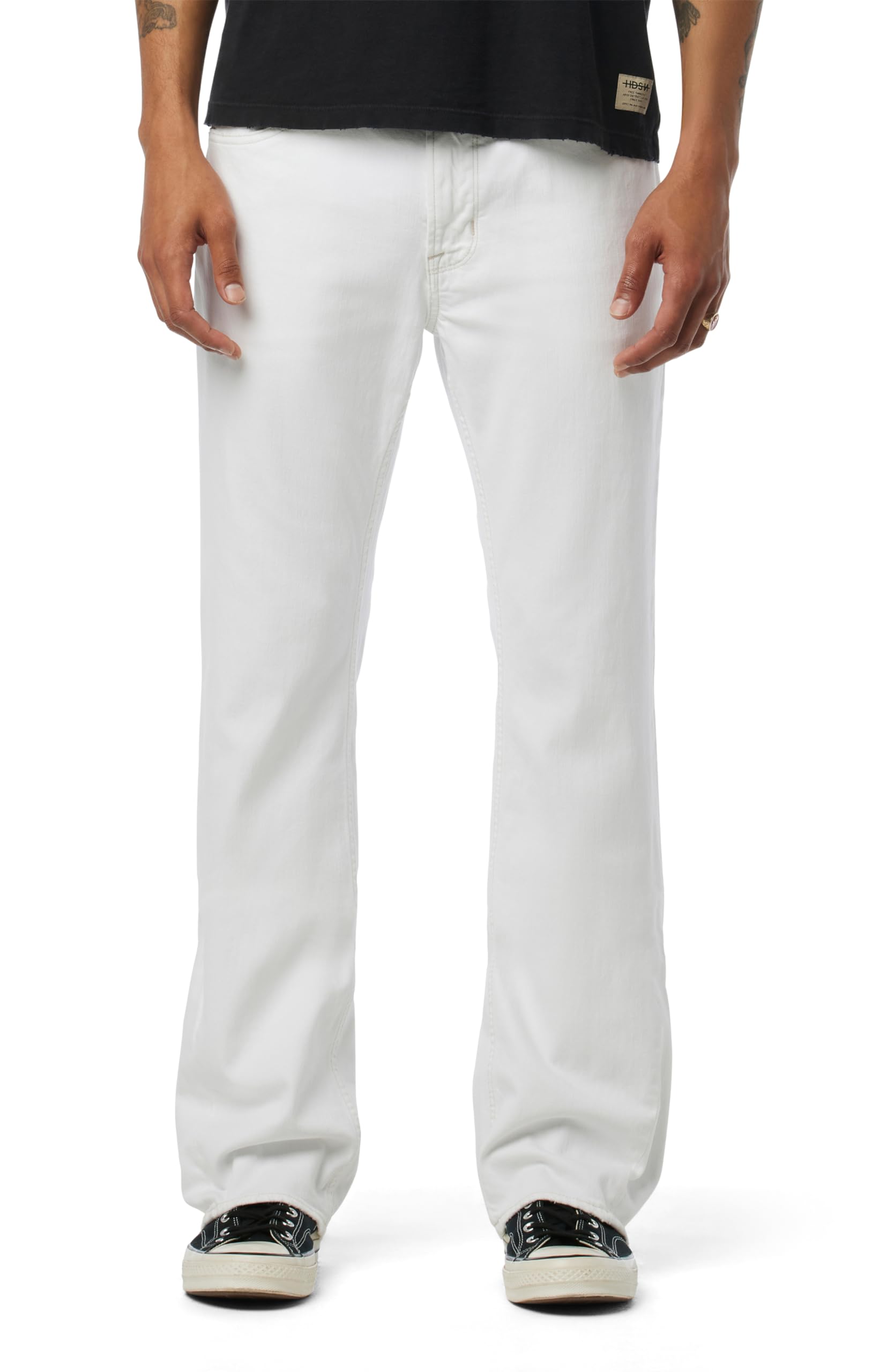HUDSON Men’s Walker Kick Flare, Cloud
