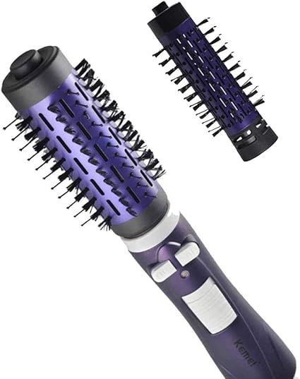 Rotating Hot Air Styling Brush 3 In 1 One Step Ionic Hair Dryer