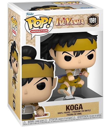 Amazon.com: Pop! 動畫:犬夜叉- 人類形態犬夜叉(NYCC 2023 共享獨家