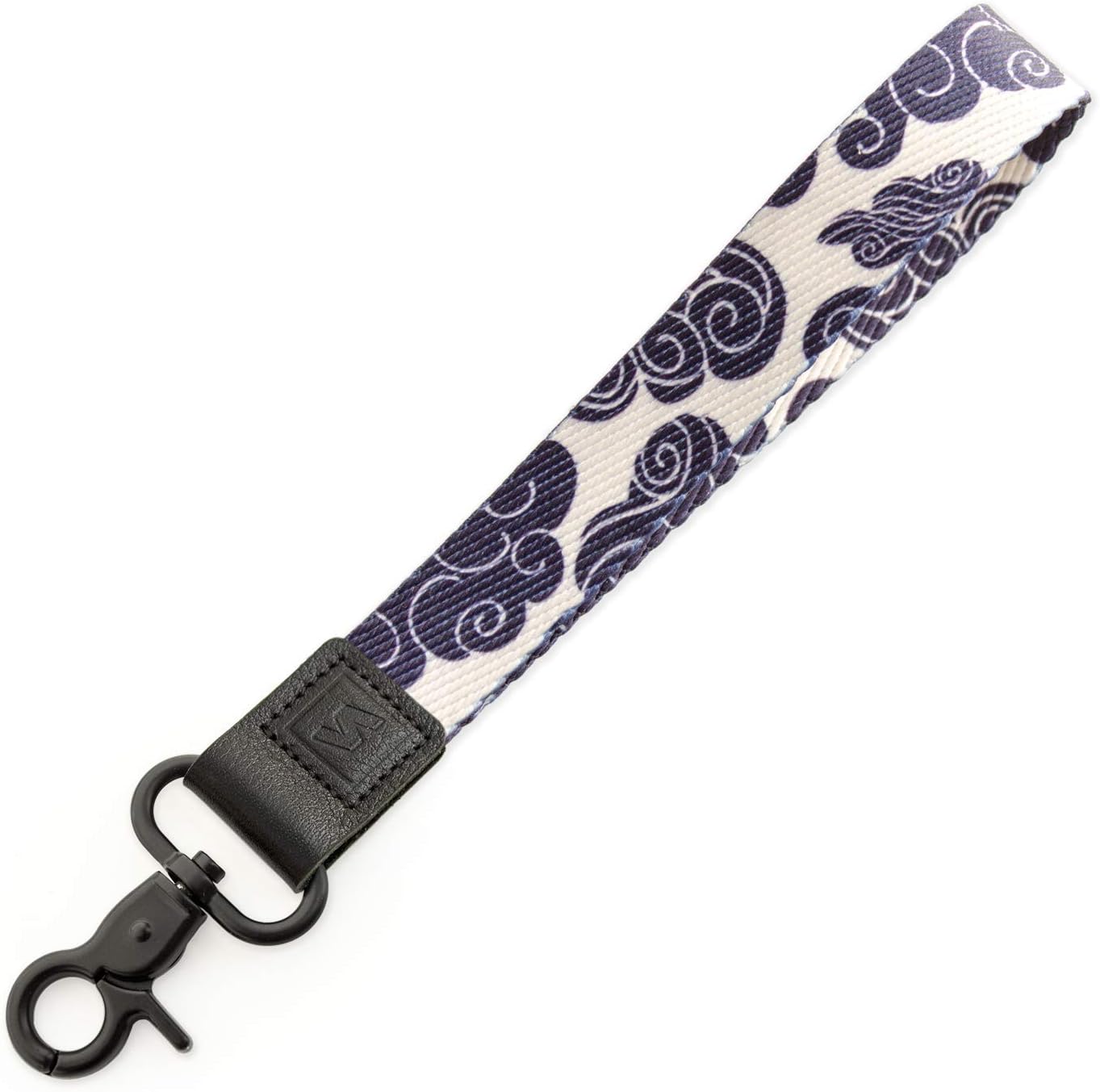 SENLLY Auspicious Hand Wrist Lanyard Premium Quality Wristlet Strap with Metal Clasp and Genuine Leather, for Key Chain, Cell Mobile Phone, Camera, Charms, Lightweight Items etc