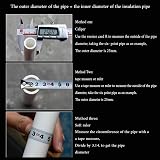 JEDAL Foam Pipe Insulation Tube 110mm ID x 20mm Thickness x 1.8m Water Resistant view 8