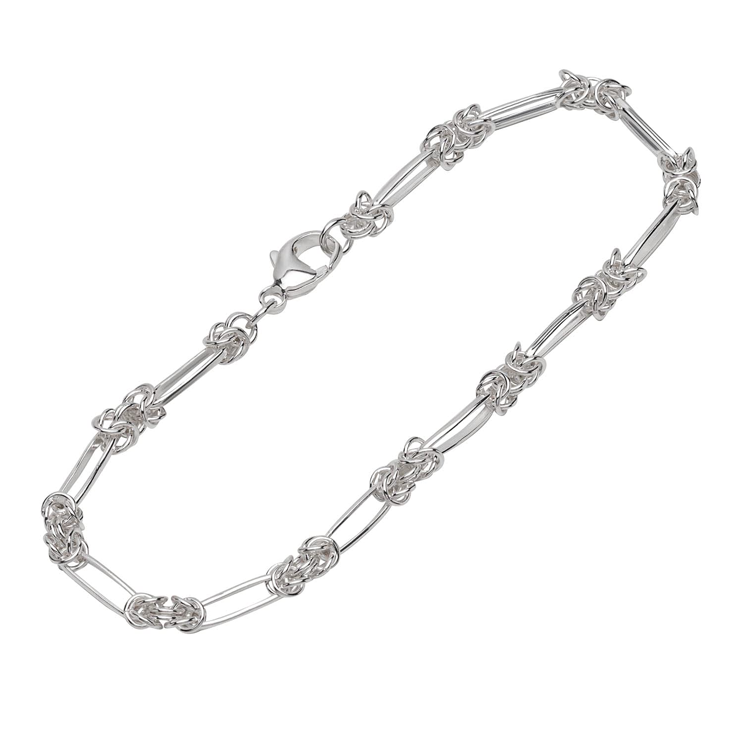 NKlaus bracelet 925 Sterling Silver 19cm designer chain ladies designer bracelet chain new 12802