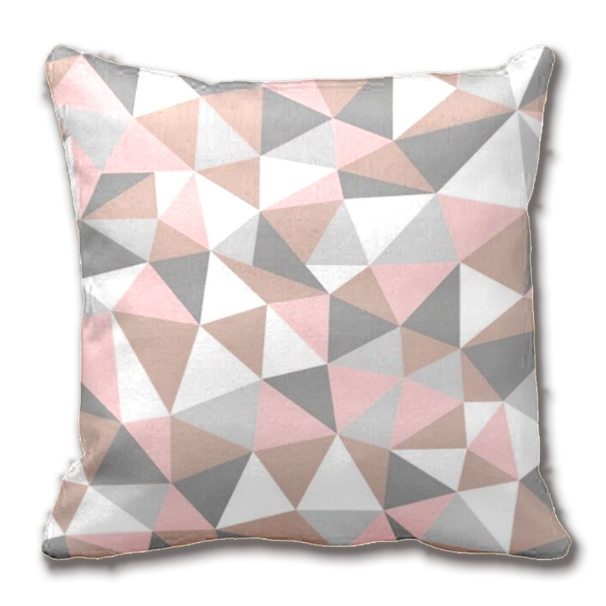 blush fuzzy pillow