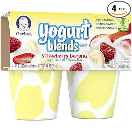 gerber strawberry banana yogurt