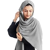 Xirhoot Hijab for Women Premium Chiffon Hijab Rhinestone Hijab Scraf for Women Muslim