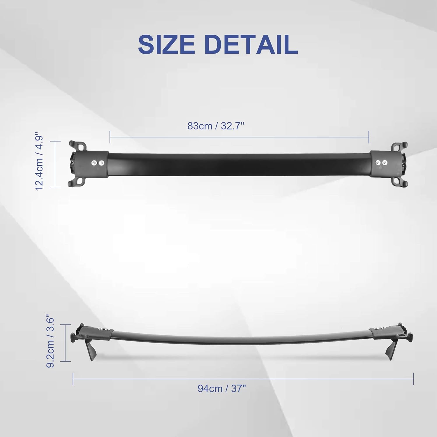 Motors Automotive MOSTPLUS Roof Rack Cross Bar Rail for Chevy Equinox