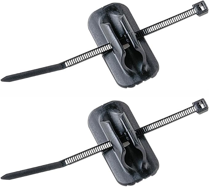 2 x Cable holder stick on clip for bike brake and gear cable tidy 3M