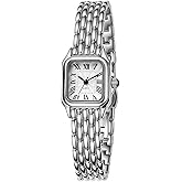 ADSBIAOYE Gold Watches for Women with Square Roman Dial Vintage Small Bracelet Ladies Quartz Wrist watchs Water Resistant
