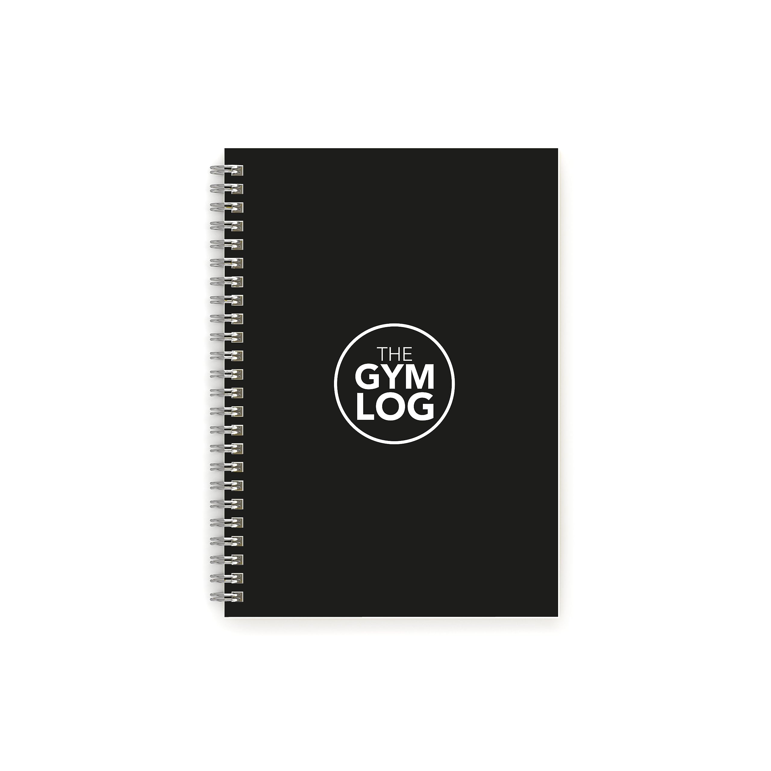 The Gym Log - The Perfect Logbook to record all your Workouts - A5 size with 104 pages and enough space for 100 workouts - An essential for all fitness regimes (Black)