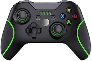 SANGDER Wireless Controller Compatible With Xbox One, Xbox Series X/S, Xbox One X/S、PC with 2.4GHZ Wireless Adapter Gamepad（with Audio Jack）