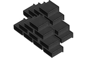 LIFKICH 20pcs Black USB Flash Drive Dust Caps Protector Covers Hard Pe Material USB Port Plug