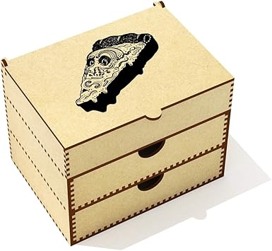 Azeeda Cara de Pizza Caja de Maquillaje (VC00016021): Amazon.es: Juguetes y juegos