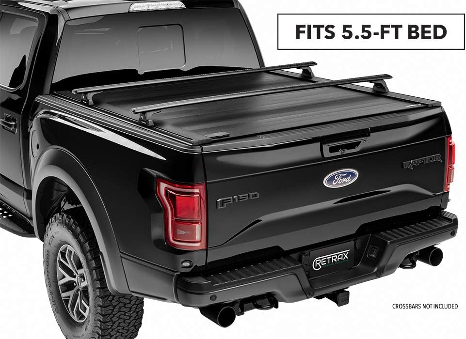 RetraxPRO XR Retractable Truck Bed Tonneau Cover | T-80373 | Fits 2015-2020 Ford F-150 Super Crew & Super Cab5' 6" Bed
