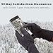MERIWOOL Merino Wool Unisex Glove Liners for use with Touch Screens in Charcoal Grey – Large